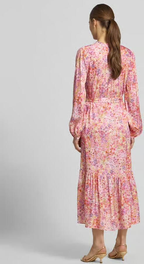 Rich & Royal Midijurk van viscose met ceintuur - Foto 3