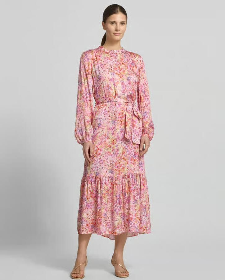 Rich & Royal Midijurk van viscose met ceintuur - Foto 2