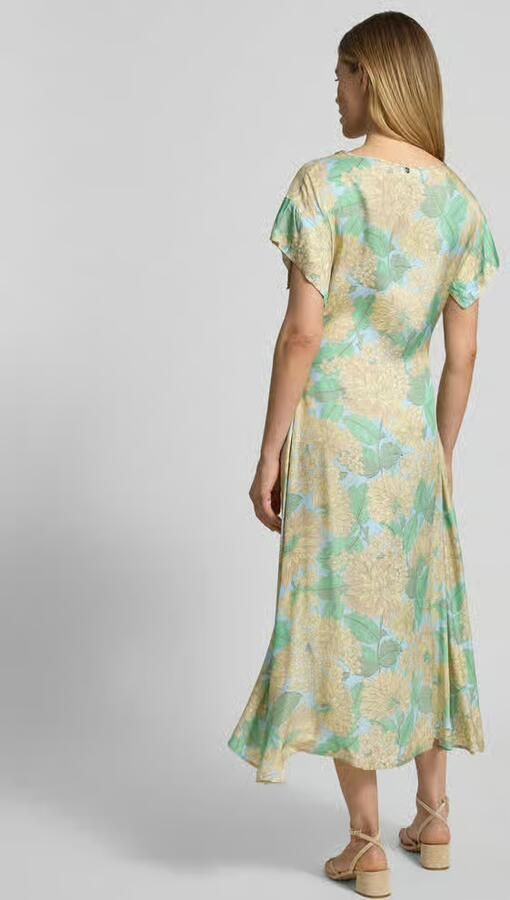 Rich & Royal Midijurk van viscose met ceintuur