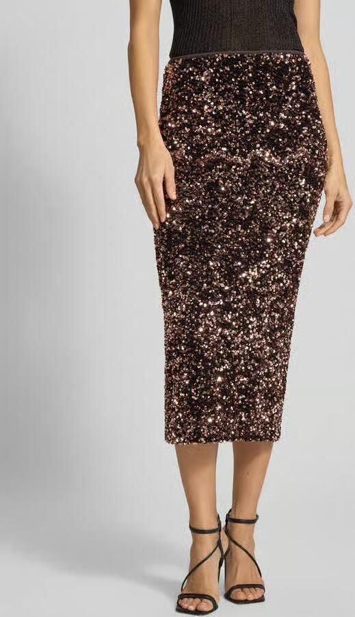 Rich & Royal Midirok met pailletten en loopsplit - Foto 2