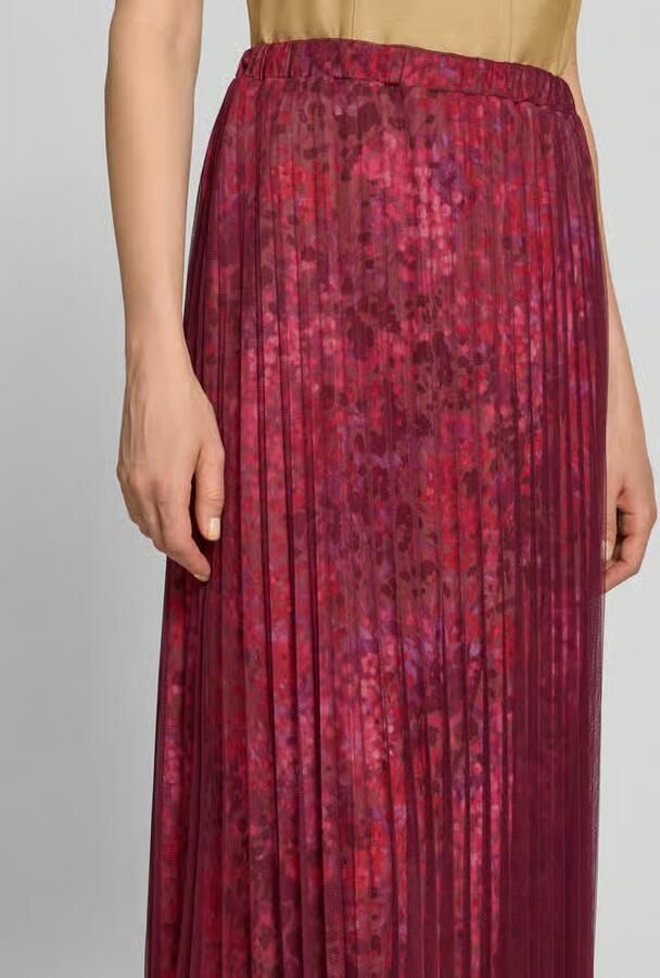 Rich & Royal Midirok met plissévouwen in all-over look - Foto 2