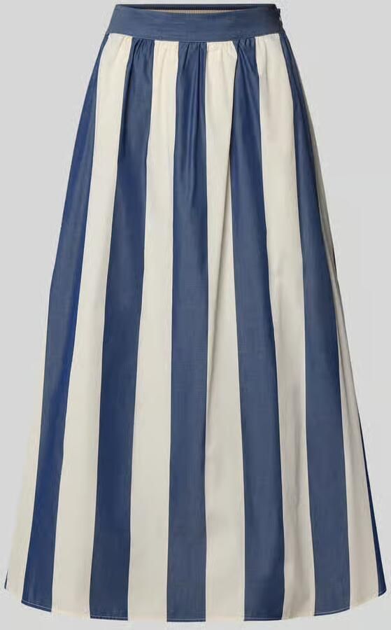 Rich & Royal midirok met streepmotief en ritssluiting - Foto 2