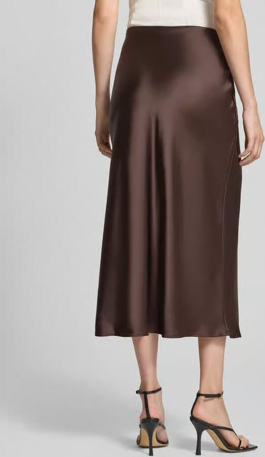 Rich & Royal Midirok van satijn - Foto 3