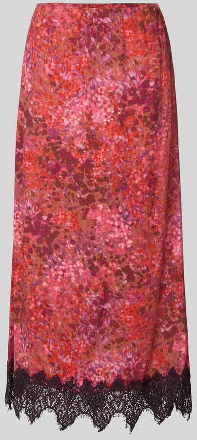 Rich & Royal Midirok van viscose met kant