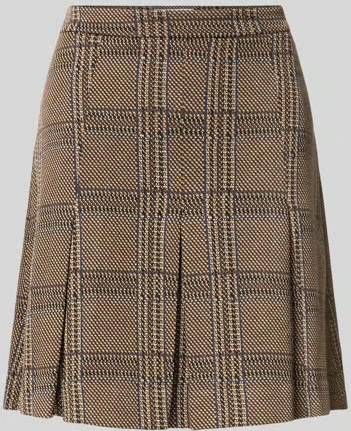 Rich & Royal Minirok met viscose met stolpplooien - Foto 2