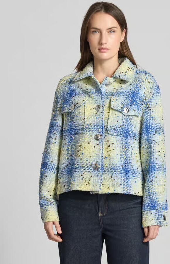 Rich & Royal Regular fit blazer met wol - Foto 3