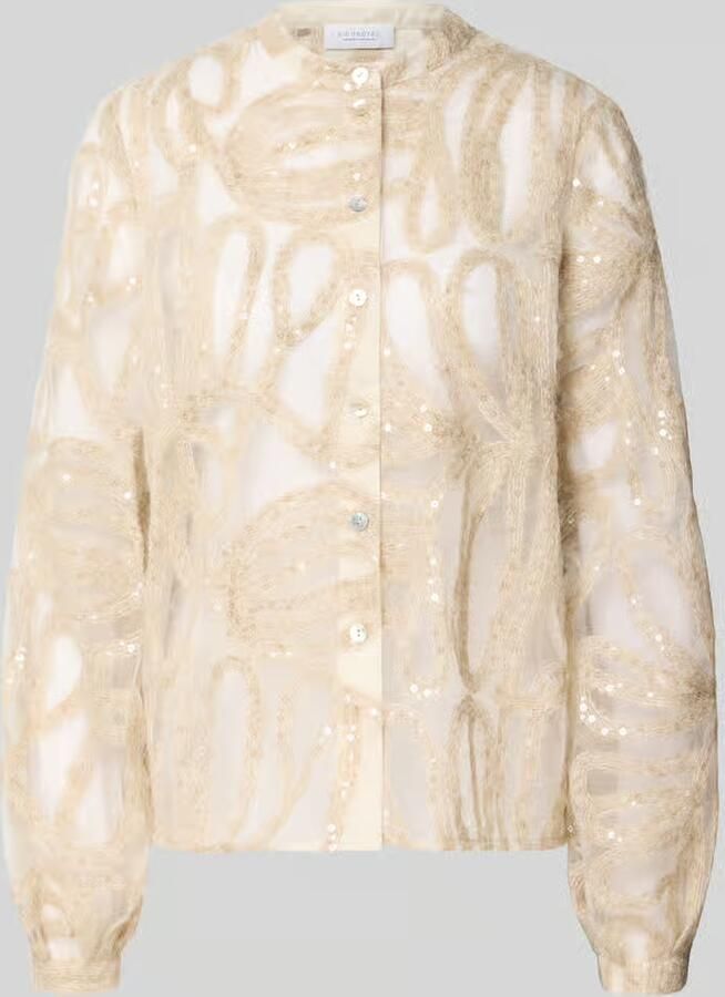 Rich & Royal Regular fit blouse in semitransparant design