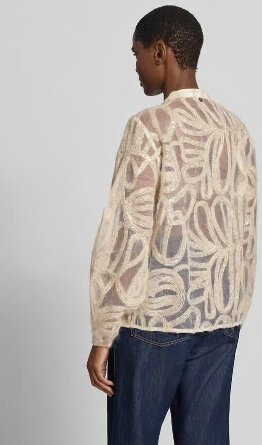 Rich & Royal Regular fit blouse in semitransparant design - Foto 3
