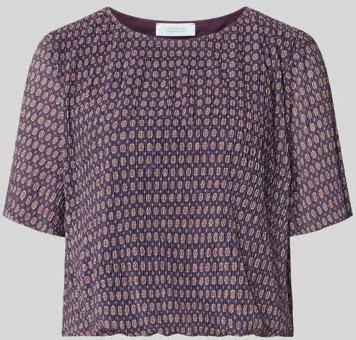 Rich & Royal Regular fit blouse met plooienlook