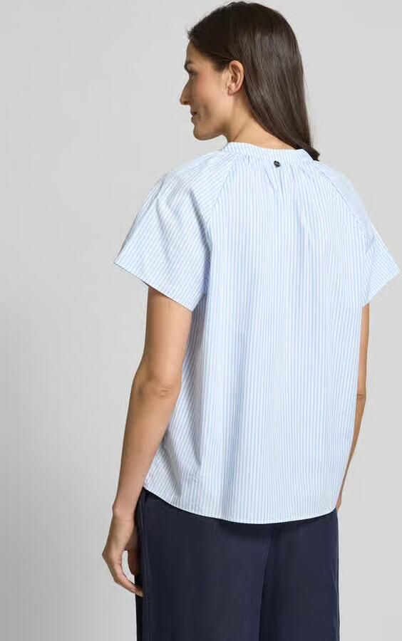 Rich & Royal Regular fit blouse met tuniekkraag - Foto 8