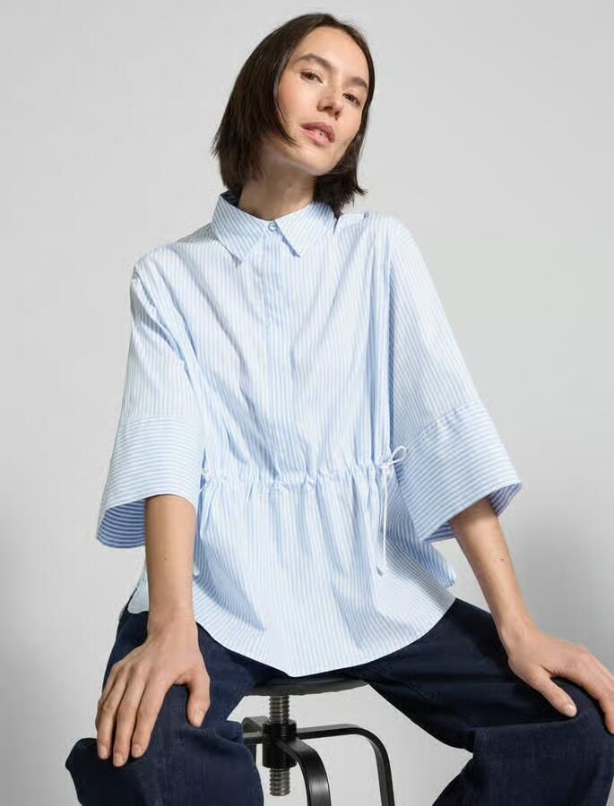Rich & Royal Regular fit blouse met tunnelkoord
