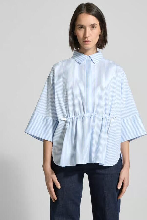 Rich & Royal Regular fit blouse met tunnelkoord - Foto 3