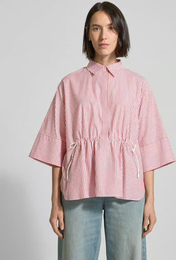 Rich & Royal Regular fit blouse met tunnelkoord - Foto 3