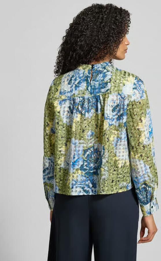 Rich & Royal Regular fit Blouse met zijdegehalte - Foto 2