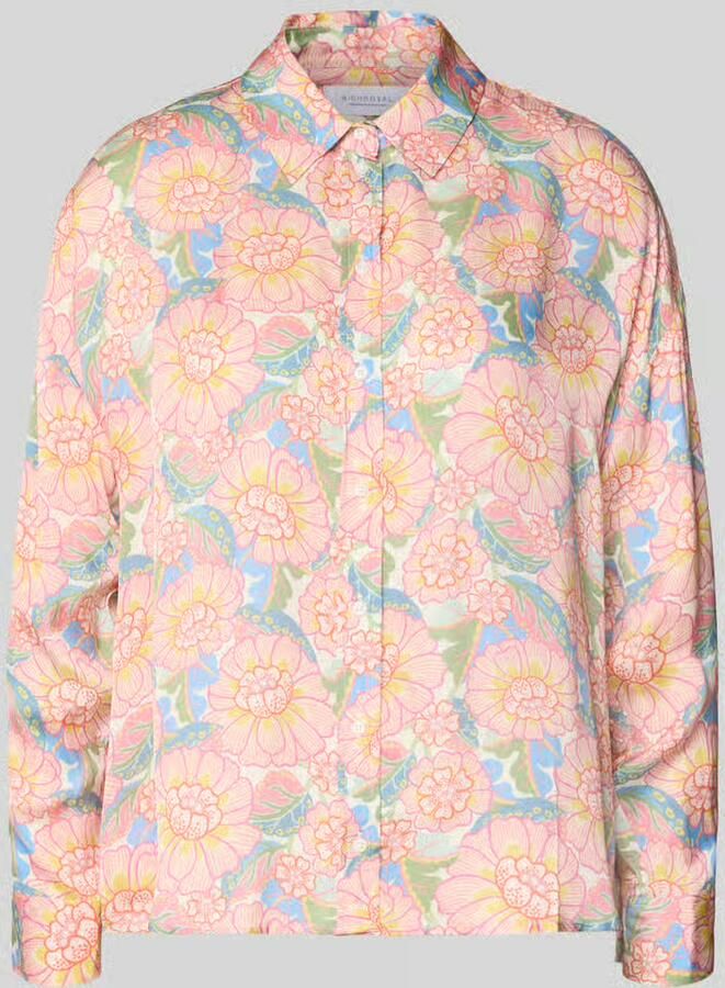 Rich & Royal regular fit blouse van viscose in all-over look - Foto 2