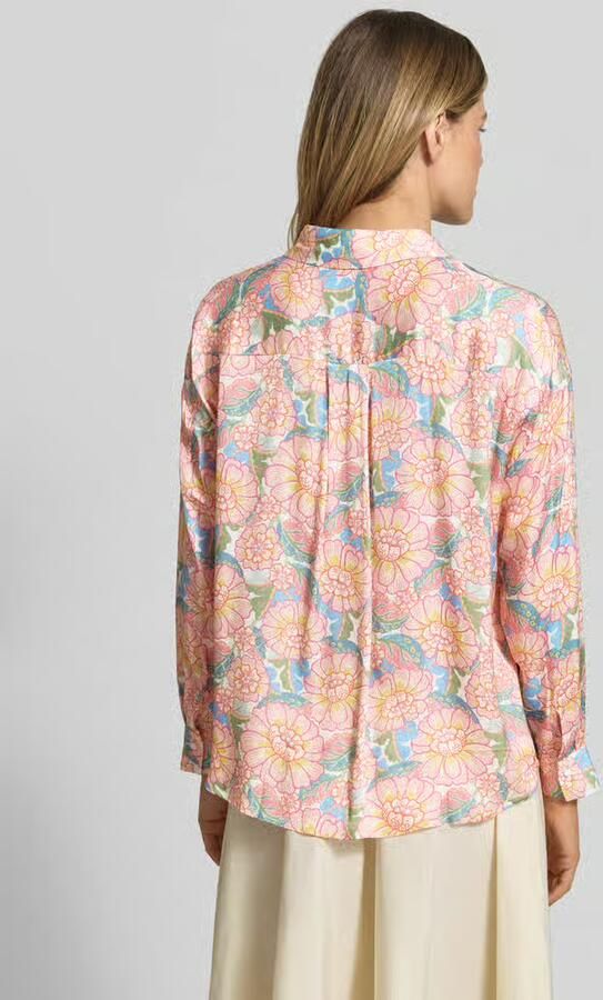 Rich & Royal regular fit blouse van viscose in all-over look - Foto 3