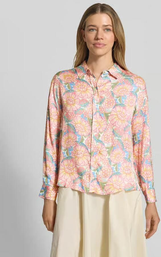 Rich & Royal regular fit blouse van viscose in all-over look - Foto 2