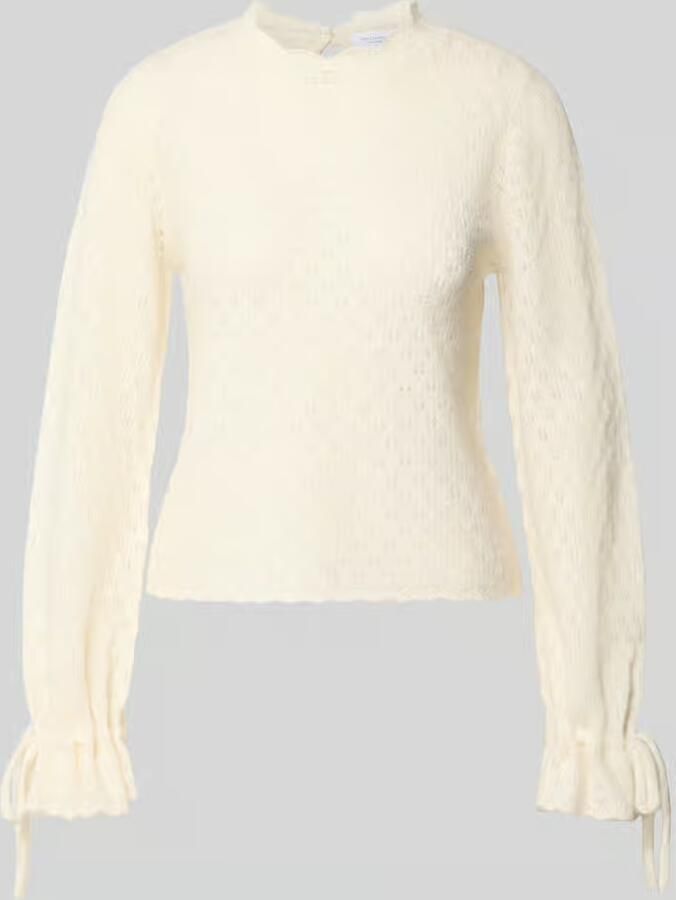 Rich & Royal Regular fit gebreide pullover van wolmix met alpaca-aandeel
