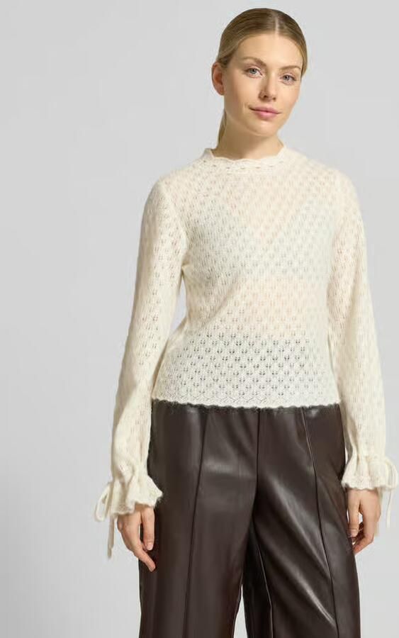 Rich & Royal Regular fit gebreide pullover van wolmix met alpaca-aandeel - Foto 2