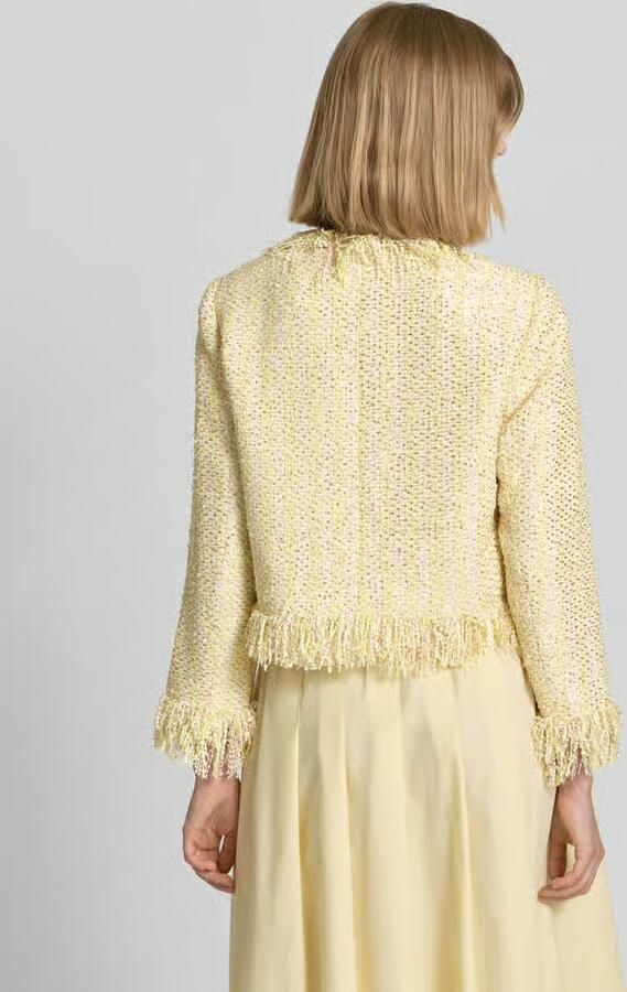 Rich & Royal regular fit jas met bouclé-look - Foto 4