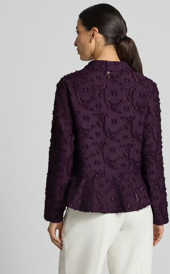 Rich & Royal Regular fit overhemdblouse met afdekstrip - Foto 2