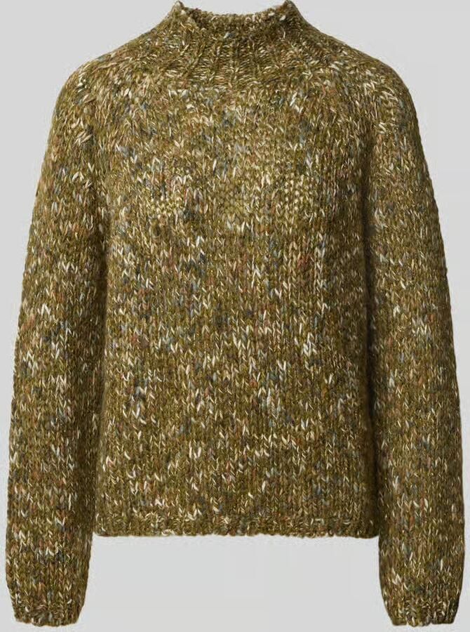 Rich & Royal Regular fit pullover met aandeel lanawol