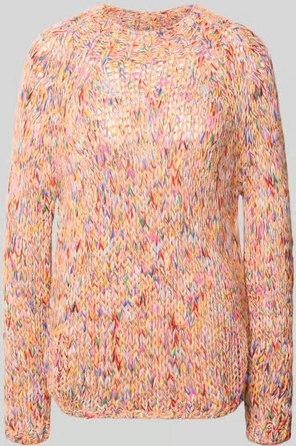 Rich & Royal Regular fit pullover met scheerwol in tricotlook