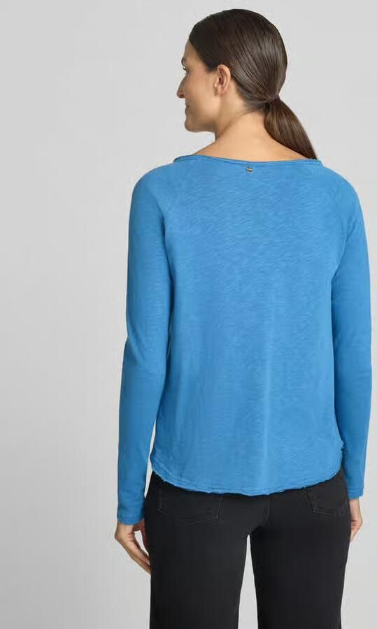 Rich & Royal Regular fit shirt met lange mouwen van puur katoen