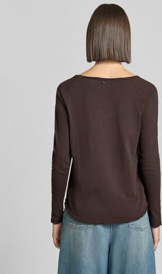 Rich & Royal Regular fit shirt met lange mouwen van puur katoen