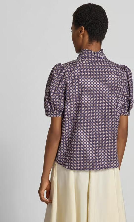 Rich & Royal Regular Fit strikblouse in all-over look - Foto 2