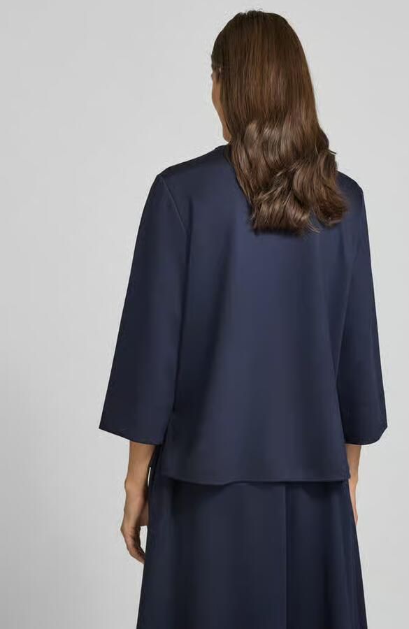 Rich & Royal Regular fit sweatshirt met ronde hals en 3 4-mouw