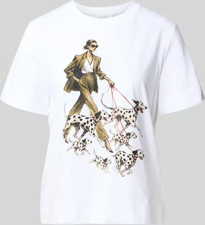 Rich & Royal Regular fit t-shirt van puur katoen