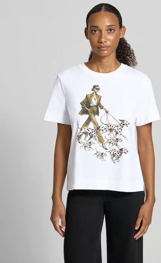 Rich & Royal Regular fit t-shirt van puur katoen - Foto 2