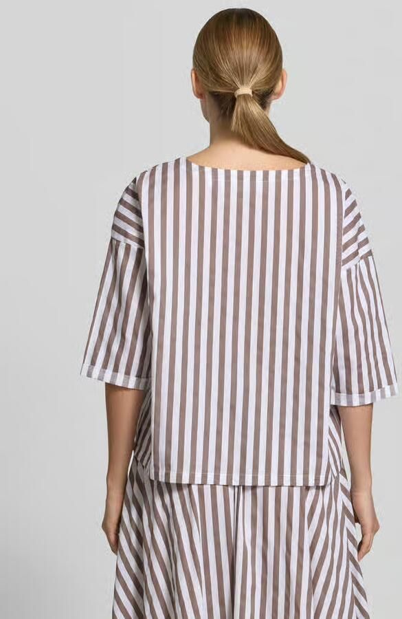 Rich & Royal relaxed fit blouse met boothals - Foto 2