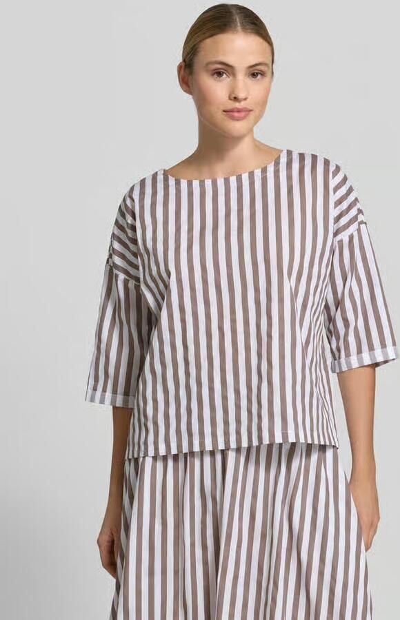 Rich & Royal relaxed fit blouse met boothals - Foto 3
