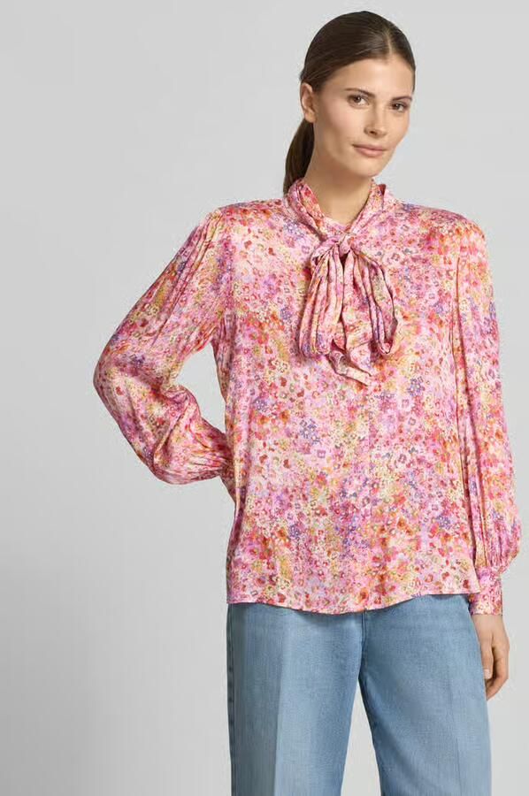 Rich & Royal relaxed fit overhemdblouse van pure viscose - Foto 2