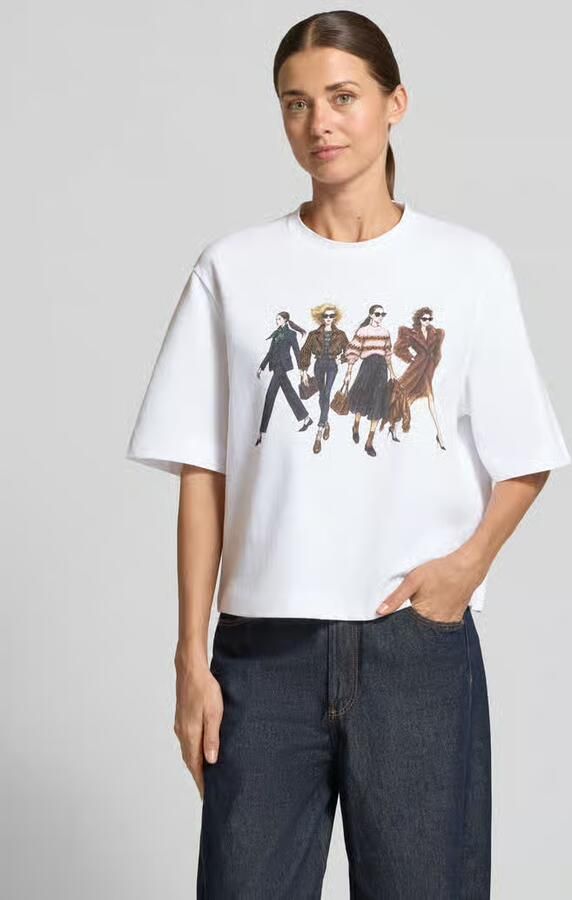 Rich & Royal relaxed fit t-shirt van puur katoen - Foto 3