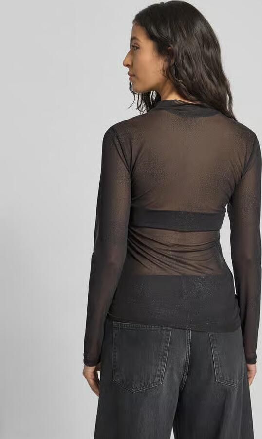Rich & Royal Shirt met lange mouwen en opstaande kraag