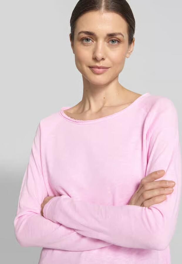 Rich & Royal Shirt met lange mouwen met rolzoom