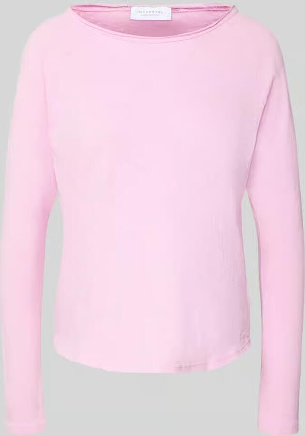 Rich & Royal Shirt met lange mouwen met rolzoom - Foto 2