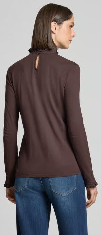 Rich & Royal Shirt met lange mouwen met ruches - Foto 3