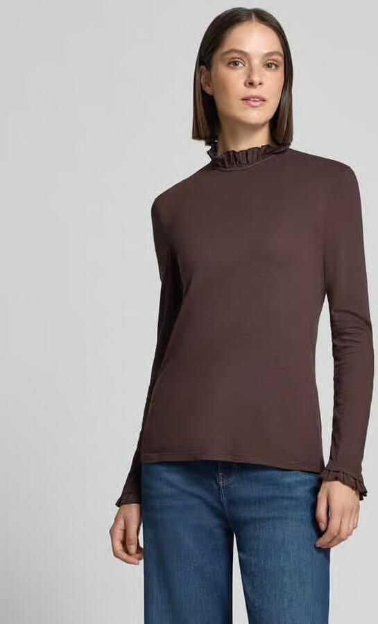 Rich & Royal Shirt met lange mouwen met ruches - Foto 2