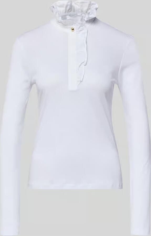 Rich & Royal Shirt met lange mouwen met ruches
