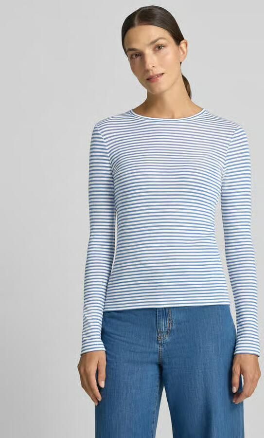 Rich & Royal shirt met lange mouwen met streepmotief - Foto 3