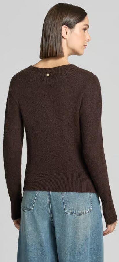 Rich & Royal Regular fit shirt met lange mouwen met alpaca-aandeel