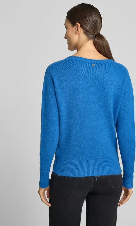 Rich & Royal Regular fit shirt met lange mouwen met alpaca-aandeel