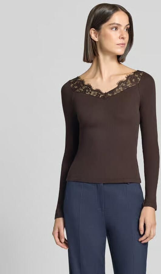 Rich & Royal Slim fit shirt met lange mouwen van puur katoen - Foto 3
