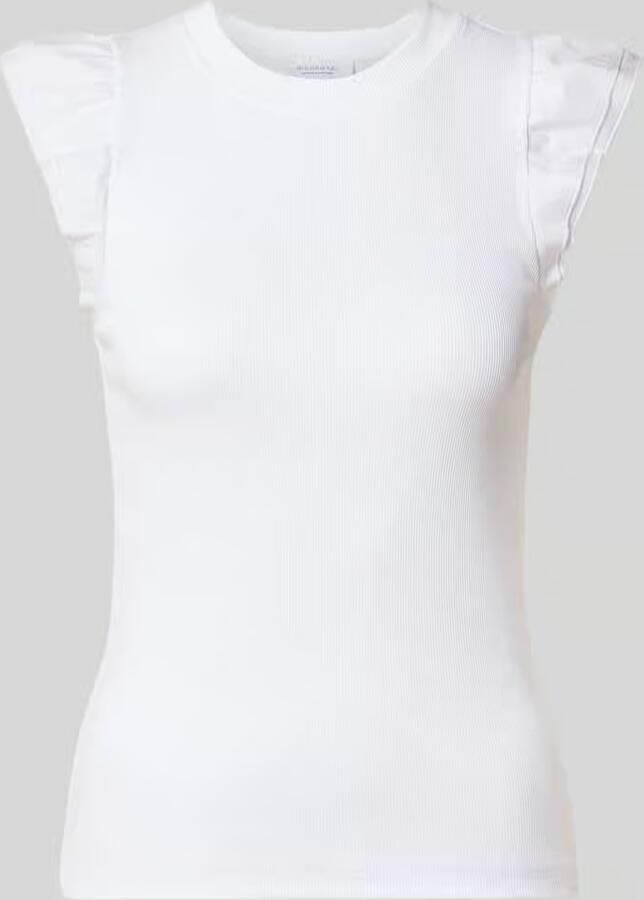 Rich & Royal slim fit T-shirt van katoenmix - Foto 3