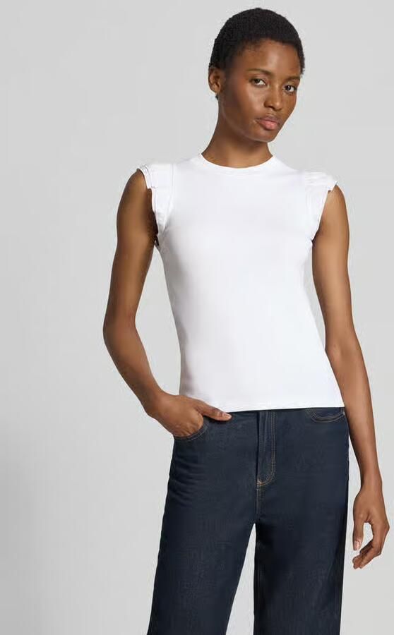 Rich & Royal slim fit T-shirt van katoenmix - Foto 4