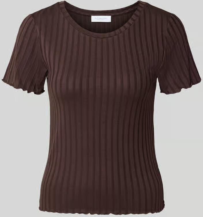 Rich & Royal Slim fit t-shirt van viscosemix